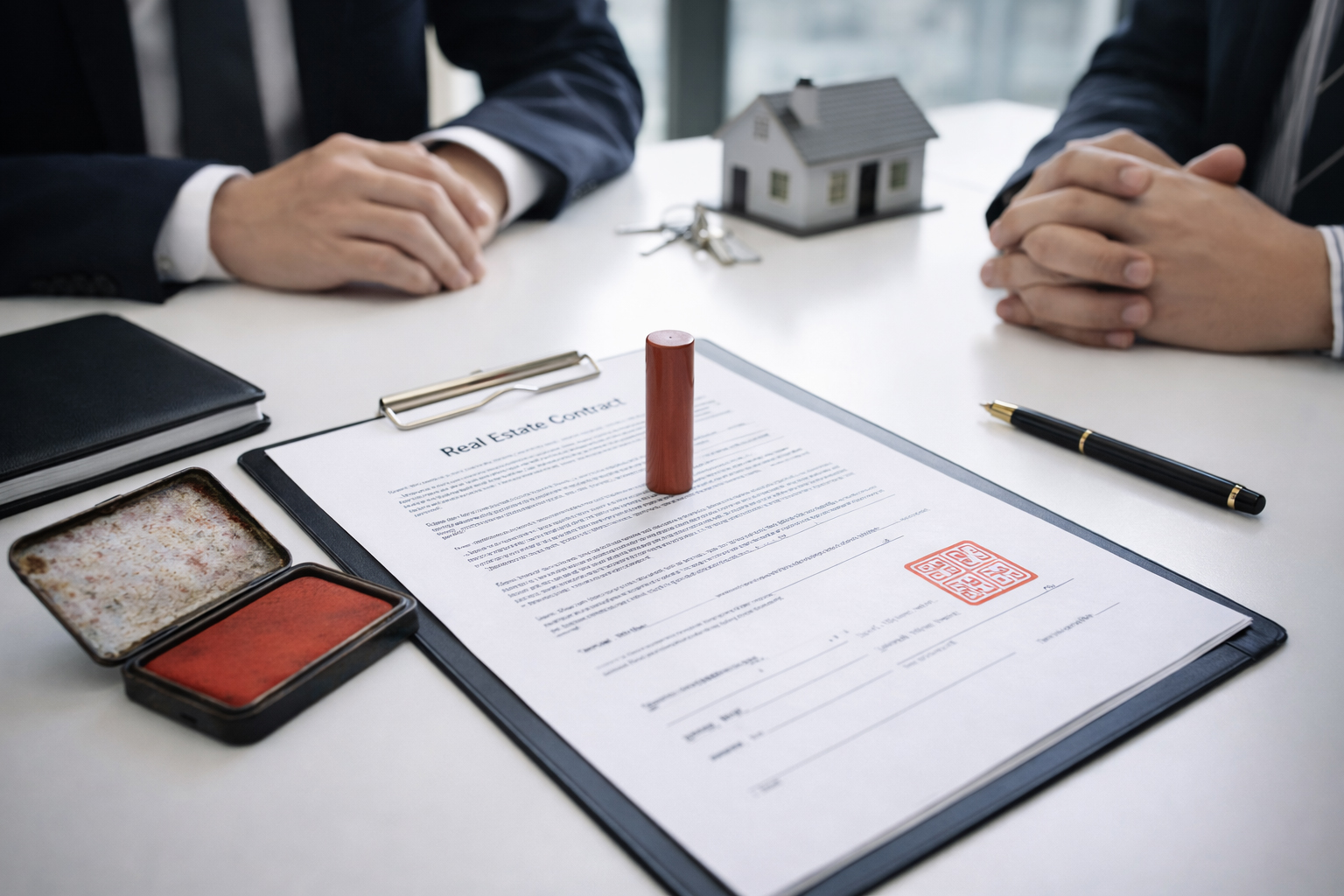 正式な書類とハンコ